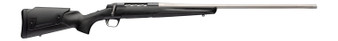 Browning 036118229 X-Bolt 2 Western Hunter Special Full Size 300 Win Mag 3+1 26" Matte Stainless Threaded Barrel, Matte Stainless Steel Drilled & Tapped Receiver, Black Adj Comb Synthetic, Stock Right