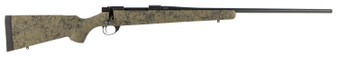 Howa HHS62503 M1500 HS Precision 6.5 Creedmoor 5+1 22" Barrel, Black Metal Finish, Green Black Webbed Fixed HS Precision Stock
