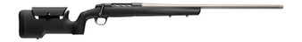 Browning 036120294 X-Bolt 2 Special Max LR Full Size 6.5 PRC 3+1 24" Matte Stainless Heavy Sporter Threaded Barrel, Matte Stainless Stainless Steel Drilled & Tapped Receiver, Black Adjustable Max Synt