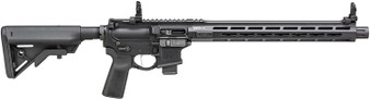 Springfield Armory STV91609BLC SAINT Victor 9mm Luger 16" 10+1, Black, B5 Sytems Bravo Stock & Type 23 Grip, Flip-Up Sights, Blast Diverter