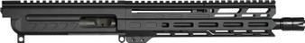 CMMG 99B80E4AB Dissent  9mm Luger 10.50", Left Side Charging Handle, Armor Black, Zeroed Linear Comp, 9.60" M-LOK Handguard, Picatinny End Plate, Fits AR-Platform