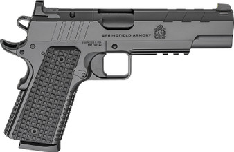 Springfield Armory PX9230LAOS 1911 Emissary 45 ACP 8+1 5" Stainless Steel Barrel Optic Ready Black Carbon Steel Slide VZ Grips Thin-Line G10 Grip