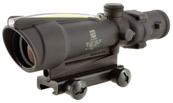 Trijicon 100143 ACOG  Matte Black 3.5x 35mm Illuminated Amber Chevron .308/7.62 BDC Reticle