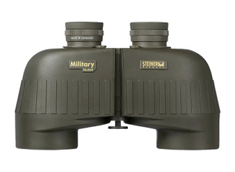 Steiner 2663 M1050 Laser Protection Filter 10x50mm SUMR Military Ranging Reticle Floating Prism Sports-Auto Focus, OD Green Makrolon w/Rubber Armor