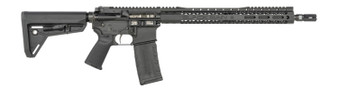 Black Rain Ordnance SSPABLK SSP  5.56 NATO 30+1 16" Black Nitride Threaded Barrel, Black Armor Cerakote Aluminum Receiver w/Picatinny Rail, Magpul MOE SL Black Polymer Stock, Black Magpul Grip