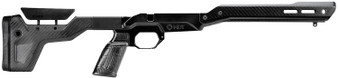 Mdt Sporting Goods Inc 107837BCF HNT26 Chassis System Black Carbon Fiber Fits Howa 1500 SA/ Weatherby Vanguard Compatible w/ AICS Mags Short Action Standard