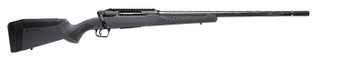 Savage Arms 57896 Impulse Mountain Hunter 300 WSM 2+1 24" Carbon Fiber Threaded Barrel, Black Aluminum Receiver w/Picatinny Rail, Gray AccuStock Synthetic Stock, Ambidextrous