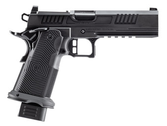 Alpha Foxtrot AA47X1EID-XDBK19 AF1911 Romulus 9mm Luger 20+1 17+1 5" Black DLC Stainless Steel Bull Barrel, Optic Ready/Serrated Slide & Frame w/Beavertail & Picatinny Rail, Aluminum Grip, RMSc/RMR Fo