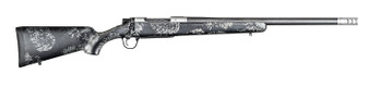 Christensen Arms 8010631300 Ridgeline FFT 6.8 Western 3+1 20" Carbon Fiber/Threaded Barrel, Stainless Steel, Black with Gray Accents Stock