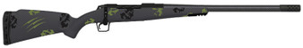Fierce Firearms TWTROG300PRC22BF Twisted TI Rogue 300 PRC 22" Black Cerakote Steel Threaded Barrel, Black Cerakote Drilled & Tapped Titanium Receiver, LR Negative Comb Forest Camo Carbon Fiber Stock