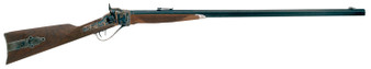 Taylors & Company 220012 1874 Down Under 45-70 Gov Caliber with 1rd Capacity, 32" Blued Barrel, Color Case Hardened Metal Finish & Oiled Walnut Stock Right Hand (Full Size)