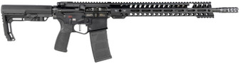Patriot Ordnance Factory 00856 Renegade +  5.56x45mm NATO 16.50" 30+1 Black Hard Coat Anodized Black Nitride 6 Position MFT Stock Black Polymer Grip