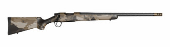 Christensen Arms 8010653000 Ridgeline FFT Full Size 7mm PRC 3+1 22" Carbon Fiber Threaded Barrel, Burnt Bronze Cerakote Steel Drilled & Tapped Receiver, Barren Dune Camo Fixed Carbon Fiber Stock