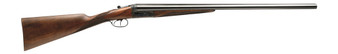 Dickinson LLC  Estate Break Open 2.75" 2rd 28" Side By Side Barrel, True Bone-Charcoal Case Hardening Receiver, English Style Turkish Walnut Stock
