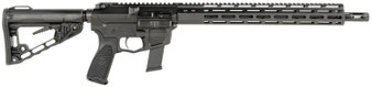 Wilson Combat TRAR9GB91610 AR9G Carbine 9mm Luger 17+1 16" Black Match Grade Threaded Barrel, Black Armor-Tuff Aluminum Receiver, M-LOK Handguard, Black Synthetic Rogers Super-Stoc w/Cam-Lock Stock