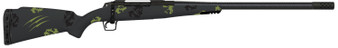 Fierce Firearms TROG300PRC24BF CT Rogue 300 PRC 3+1 24" Carbon Fiber Threaded Barrel, Black Cerakote Titanium Receiver, Picatinny Rail Forend, Forest Camo Fixed Carbon Fiber Stock, Right Hand