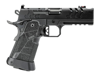 Kimber Mfg, Inc 3500105 2K11 Pro Comp Full Size Frame 9mm Luger 19+1 5" Compensated Barrel, Black Stainless Steel Lightening Cut/Optic Ready/Serrated Slide, Black Stainless Steel Frame w/Beavertail &