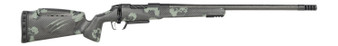 Fierce Firearms RIVSCX25CM22BF Carbon Rival XP 2.0 25 Creedmoor 3+1 22" Carbon Fiber Match Grade Barrel, Black Cerakote Stainless Steel Drilled & Tapped Receiver, Forest Camo Push Button Adj Cheek Pie