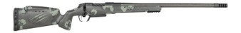 Fierce Firearms RIVSCX7PRC22BF Carbon Rival XP 2.0 7mm PRC 3+1 22" Carbon Fiber Match Grade Barrel, Black Cerakote Stainless Steel Drilled & Tapped Receiver, Forest Camo Push Button Adj Cheek Piece Ca