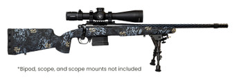 Horizon Firearms HRF-VNP-300W-22R-P Vandal Prime 300 Win 22" Black Spiral Fluted Threaded Barrel, Black Receiver w/Picatinny Rail, Textured Iota EKO Carbon Fiber Stock