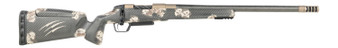 Fierce Firearms  CT Rival XP 2.0 6.5 PRC 20" Carbon Fiber Threaded Barrel, Smoked Bronze Cerakote Titanium Drilled & Tapped Receiver, Integral Rail Forend, Desert Shadow Camo Adj Comb Carbon Fiber Sto
