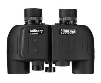 Steiner 2680 M830r Laser Rangefinder 8x 30mm Mil Radian Ranging Reticle, Floating Prism Auto Focus, Black Makrolon w/Rubber Armor