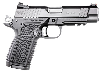 Wilson Combat SFT9CMR42 SFT9 Compact 9mm 15+1 4.25" Lightrail Black Armor-Tuff Stainless Steel