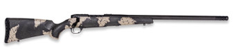 Weatherby MGS01N65RWR4B Mark V Backcountry Guide 6.5 WBY RPM 3+1 22" Carbon Fiber Fluted Threaded Barrel, Black Cerakote Steel Drilled & Tapped Receiver, Black w/Olive Green & Backpack Accents Fixed P