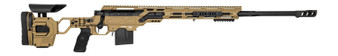 Cadex Inc CDX33LITE33827BR30I2D3 CDX-33 Lite 338 Lapua Mag 5+1 27" Black DLC Fluted Threaded Barrel, Hybrid Tan Cerakote Receiver w/Picatinny Rail, M-LOK Handguard, Adjustable Folding Hybrid Tan Butts