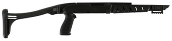 ProMag PM279 Tactical Folding Stock  Black Synthetic with Pistol Grip for Mossberg 702 Plinkster
