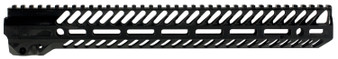 Seekins Precision 0010530053 NOXS M-LOK Rail System AR-15 Black Hardcoat Anodized 6005A-T6 Aluminum 15" Picatinny