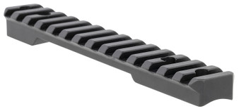 Talley PSM258763 Fierce Picatinny Rail  Black Anodized Short Action 20 MOA