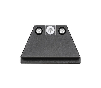 Night Fision GLK004003WGZ Suppressor Height Sights For Glock  Green Tritium White Outline Front Sight-Green Tritium Black Outline Rear Sight Glock 17/17L/19