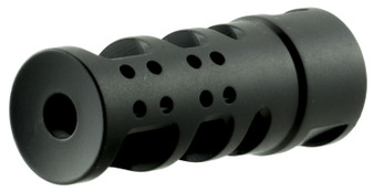 Spikes Tactical SBV1065 R2 Muzzle Brake Black Nitride 416R Stainless Steel with 1/2"-28 tpi Threads for 5.56x45mm NATO