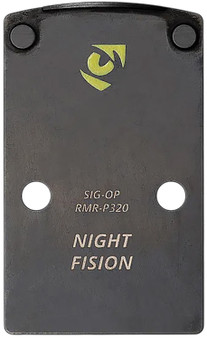 Night Fision SIGOPRMRP320 Black Stainless Steel Fits  Trijicon RMR, Holosun 507C Compatible w/ Sig Sauer Pro Cut