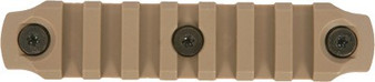 BCM RAIL SECTION--NYLON KEYMOD - 4" RAIL FDE