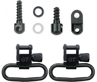 GROVTEC SWIVEL SET FOR RUGER - 10/22#3 & 44 1.25" LOOPS  BLK