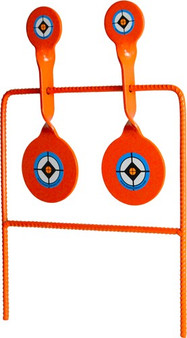 DO-ALL STEEL TARGET REACTIVE - .22 DOUBLE SPINNER REBAR