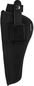 BULLDOG EXTREME SIDE HOLSTER - BLK W/MAG POUCH REV 2-2.5" BBL