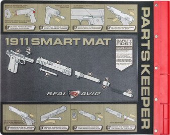 REAL AVID SMART MAT 1911 W/ - PARTS KEEPER 19"X16" NEOPRENE