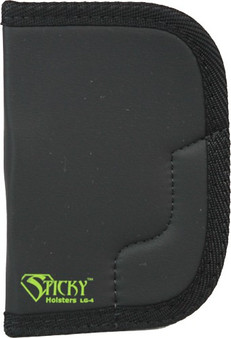 STICKY HOLSTERS LARGE REVOLVER - UP TO 3" BARREL RH/LH BLACK