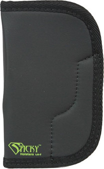 STICKY HOLSTERS LARGE REVOLVER - UP TO 4" BARREL RH/LH BLACK