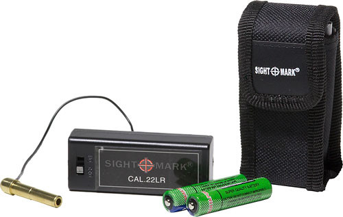 SIGHTMARK LASER BORESIGHT .22 - LR RED W/BATTERY AND CASE