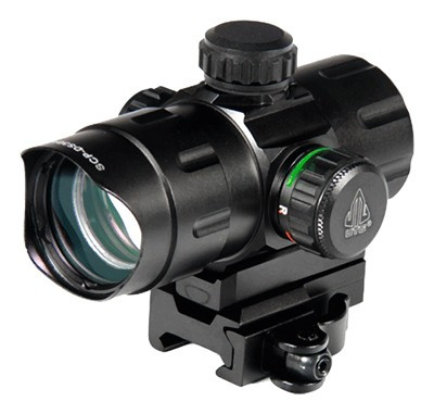 UTG RED DOT 4.0 MOA DOT 38MM - WITH INTEGRAL QD MOUNT