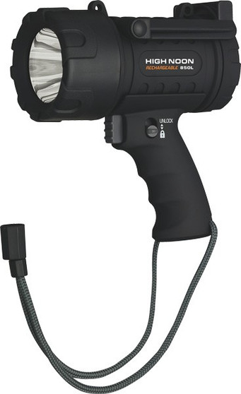 BROWNING HIGH NOON LED SPOTLT - 850 LUMENS RECHARGEABLE BLACK