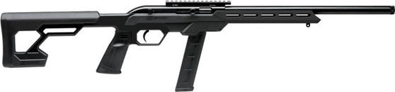 SAVAGE 64 PRECISION 22LR 20RD - 16.5" HB SYNTHETIC CHASSIS BLK