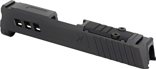 TRUE PRECISION SIG P365XL - SLIDE W/RMS CUT & PLATE BLKDLC
