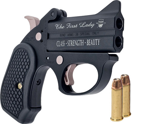 BOND ARMS FIRST LADY 38SPL - 3" SS BLACK CERAKOTE