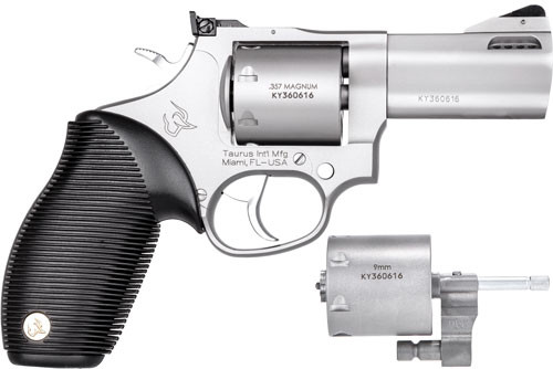 TAURUS 692 38/357/9MM 3." ADJ. - 7-SHOT PORTED SS RIBBER
