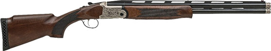 CRICKETT O/U SPORTING 410 22" - 3" DELUXE SILVER ENGRAVED